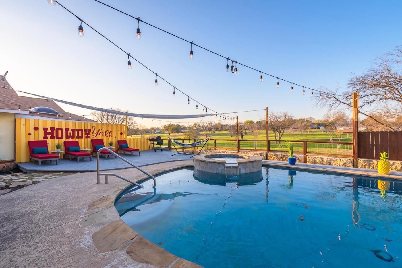Stunning Pool Overlooking Golf Course & Game Room Сан-Антонио Экстерьер фото